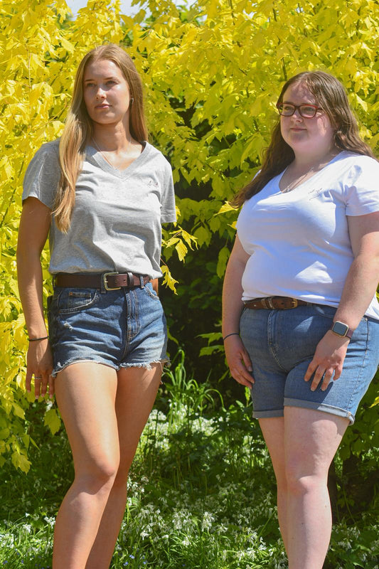 Valais V-Neck T-shirt (Grey)