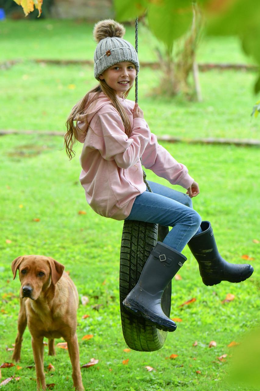 Mini Hereford Hoodie (Pink)