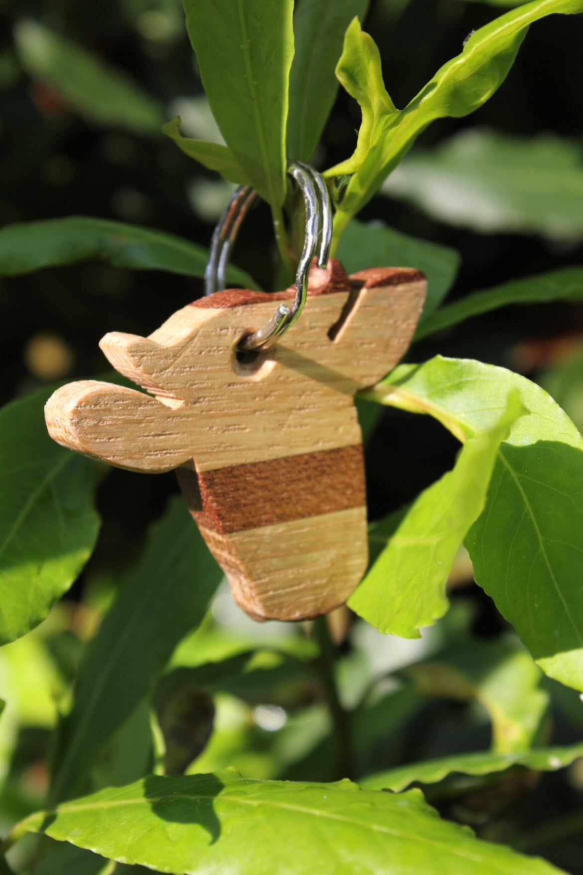 Wooden Keyring (Cow)