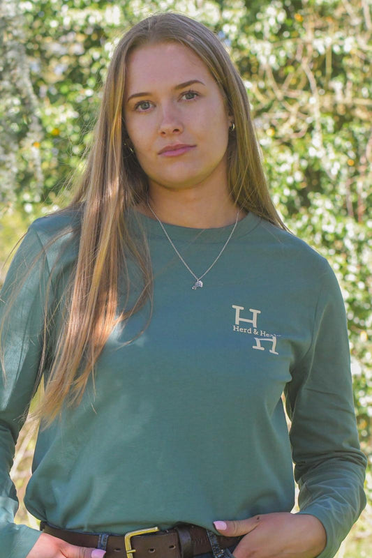 Lydden Long Sleeved Women’s T-shirt (Green Bay)