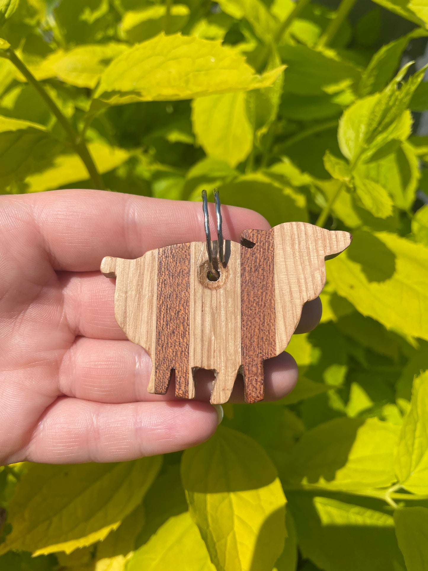 Wooden Keyring (Sheep)