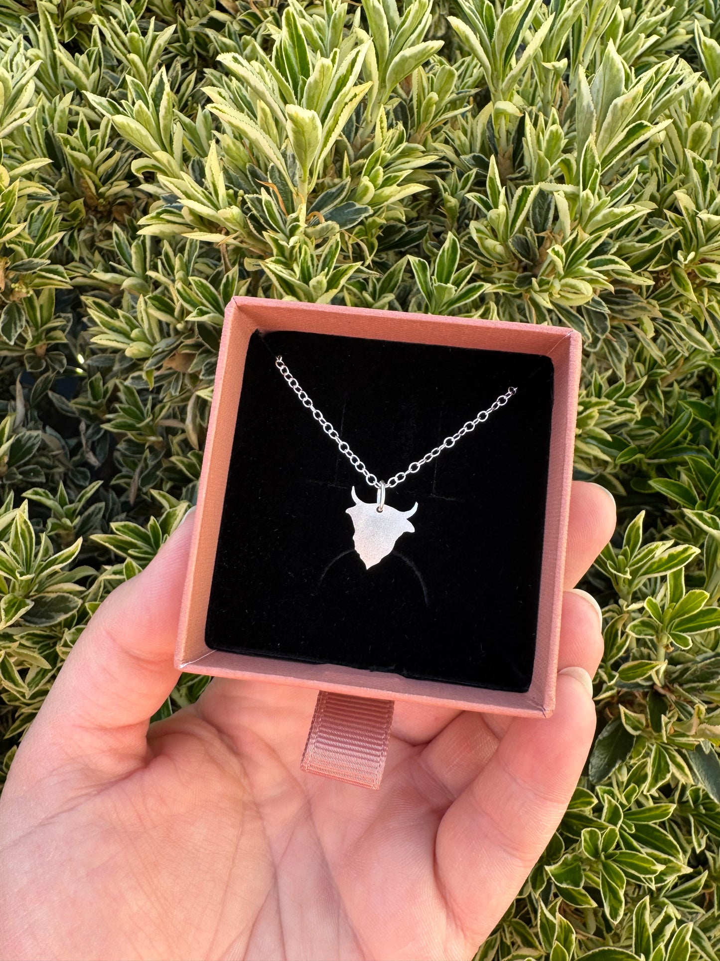 Mini Highland Cow Necklace