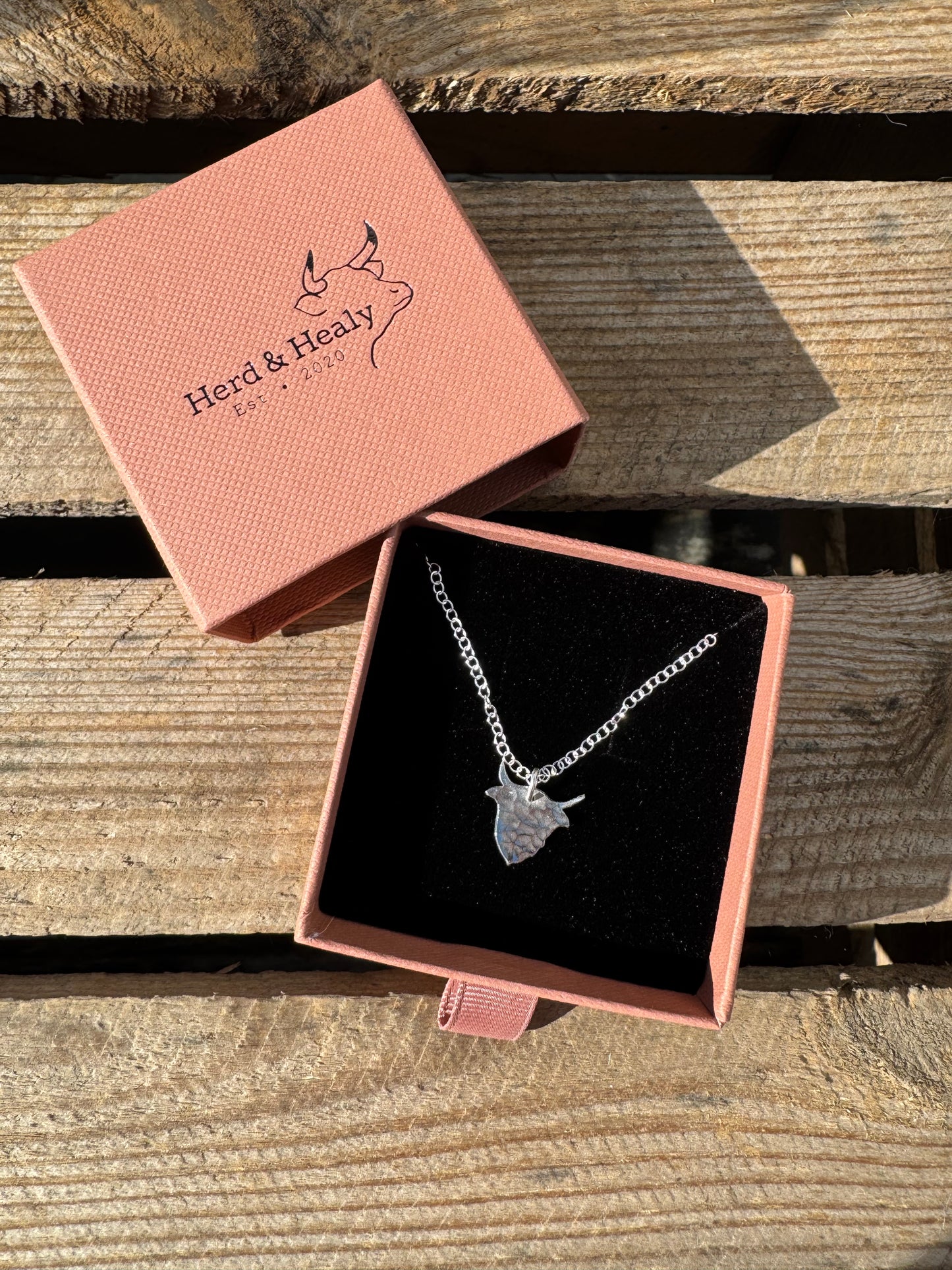 Mini Highland Cow Necklace