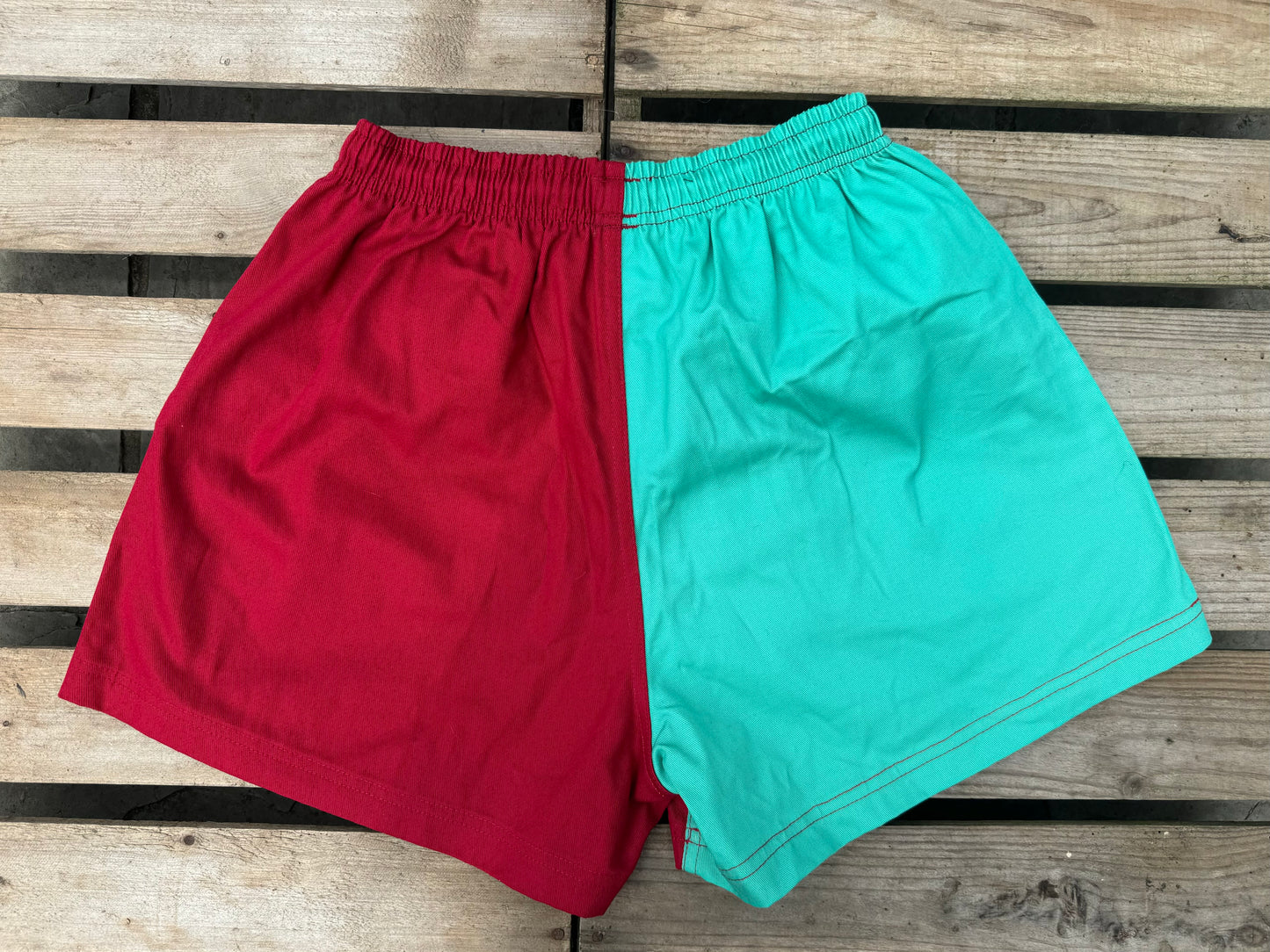 Seabrook Shorts (Burgundy/Teal)