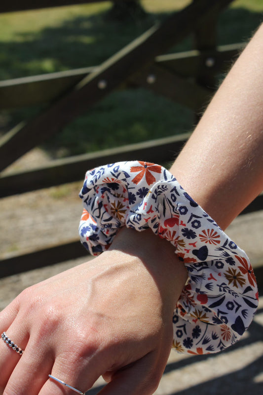 Floral Scrunchie