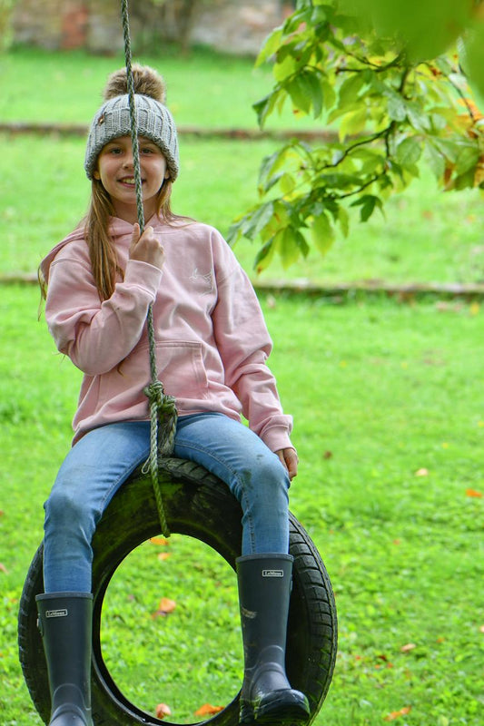 Mini Hereford Hoodie (Pink)