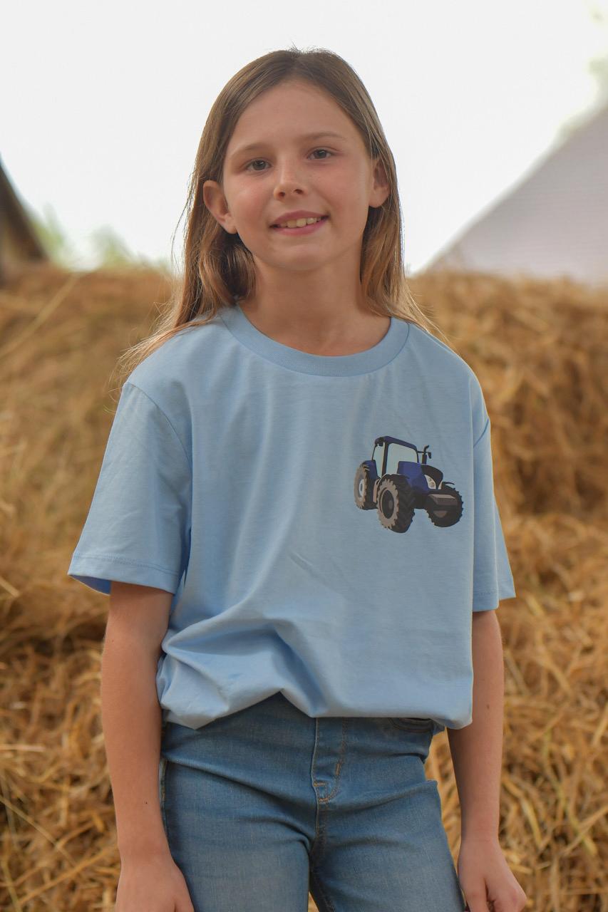 Blue Tractor T-shirt (Kids)