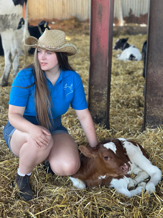 Paige Polo Shirt (Sapphire Blue)