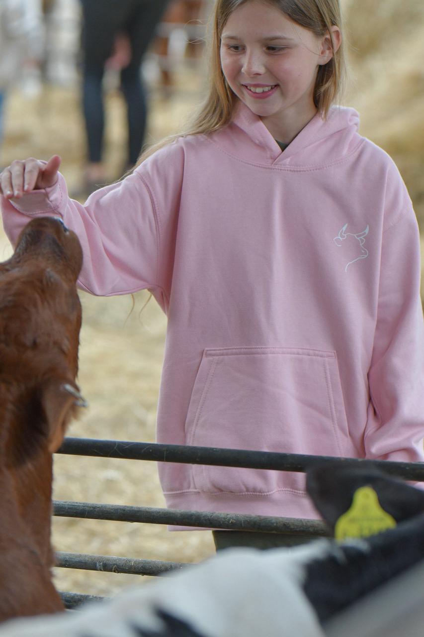 Mini Hereford Hoodie (Pink)