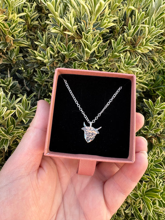 Mini Highland Cow Necklace