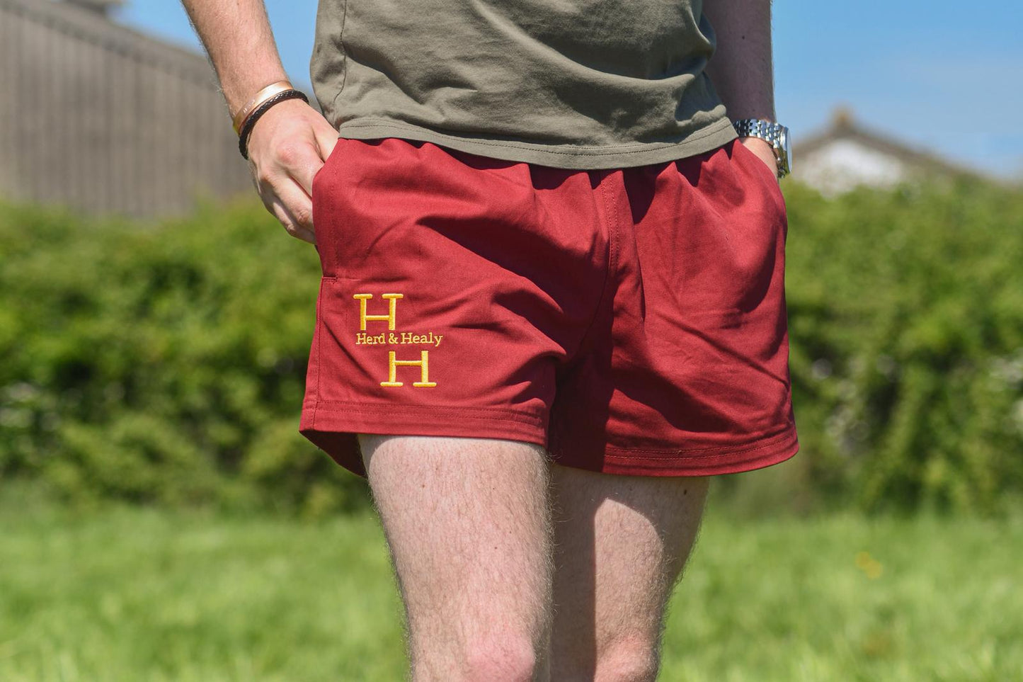 Sandgate Shorts (Burgundy)
