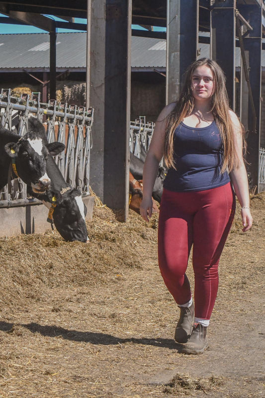 Limousin Leggings (Burgundy)