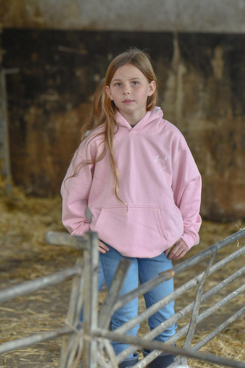Mini Hereford Hoodie (Pink)