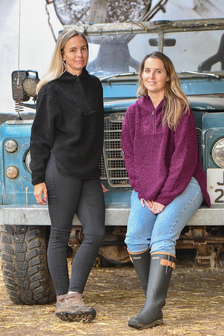 Shorne Sherpa Hoodie (Mulberry)