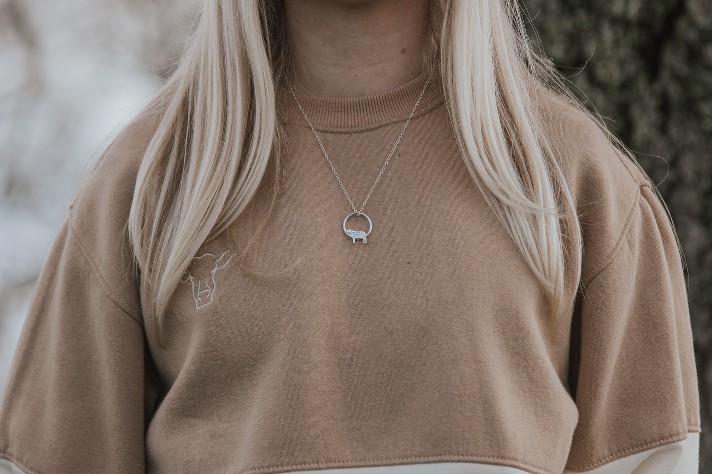 Swanley Sweatshirt (Brown/Cream)