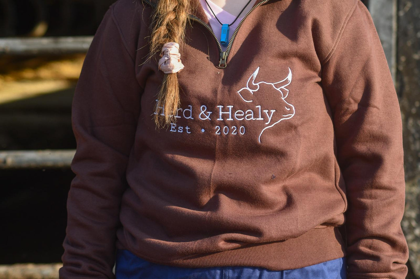 Quail Quarter Zip (Brown)