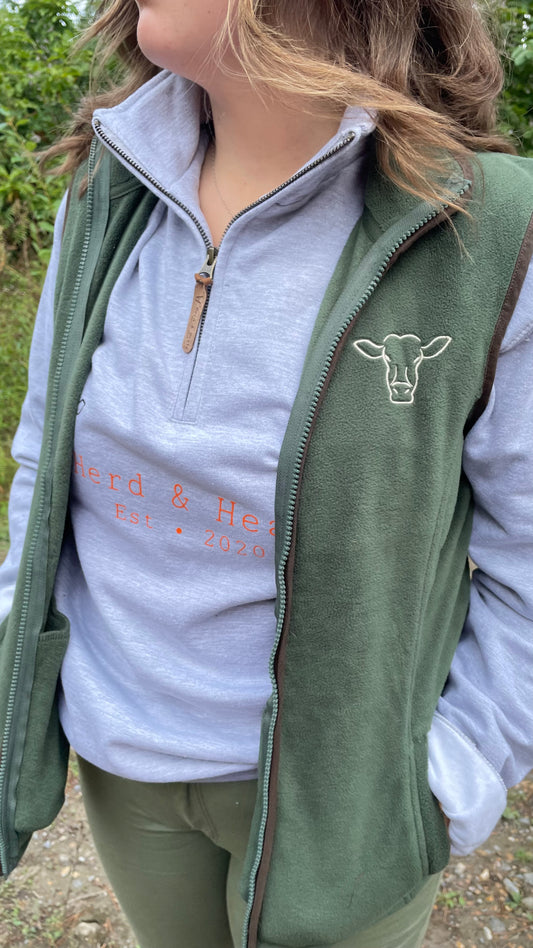 SALE - Moss Green Women’s Gilet Size Small