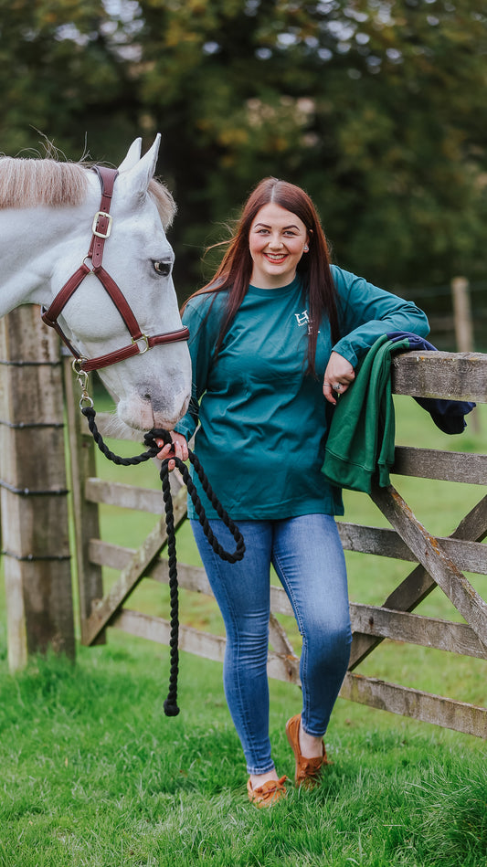 Lamberhurst Long Sleeved Unisex T-shirt (Glazed Green)