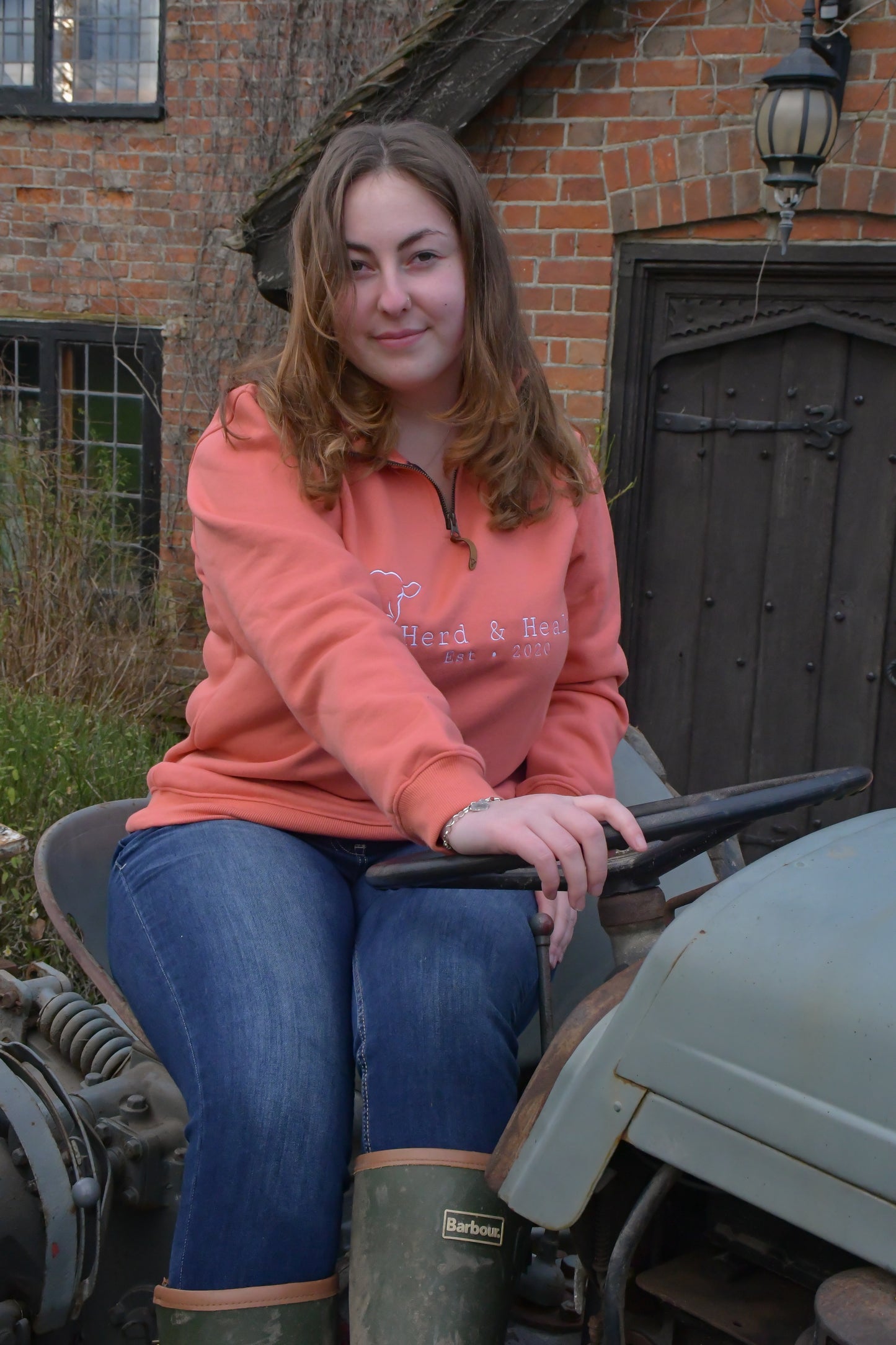 Quail Quarter Zip (Blush Pink)