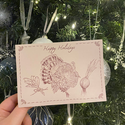 Turkey, Sage & Onion Card