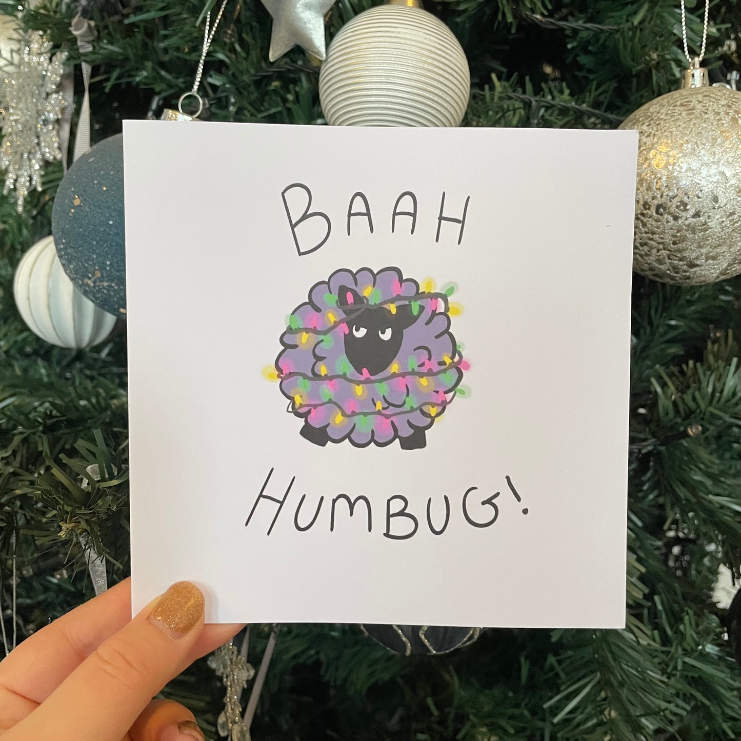 Baah Humbug Card