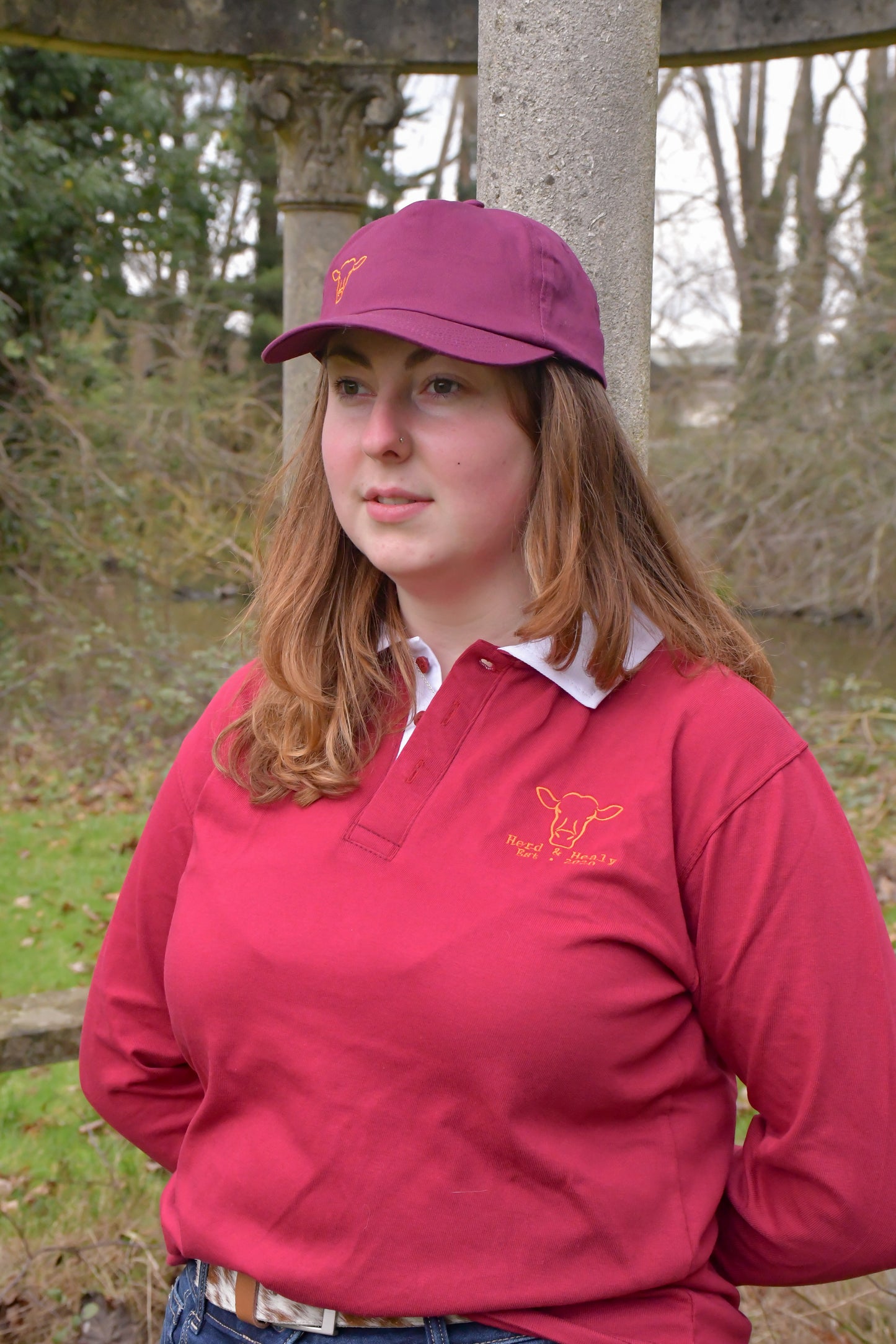 Red Poll Rugby Shirt (Burgundy)