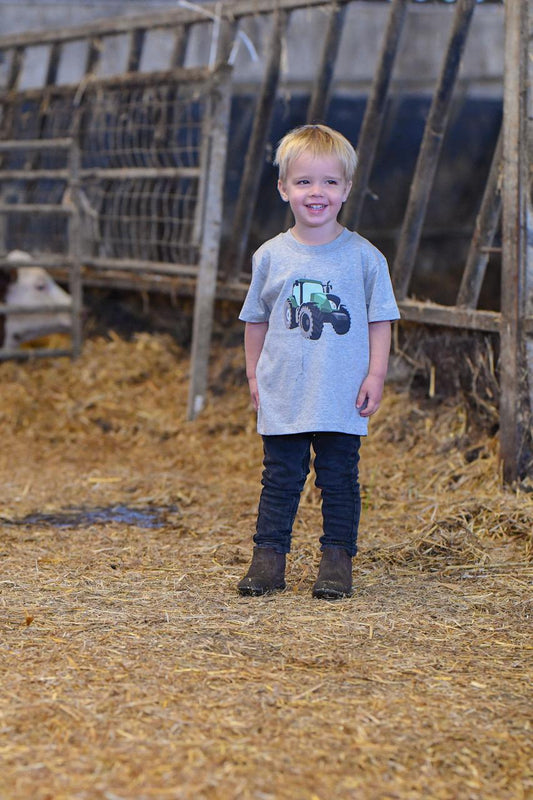Green Tractor T-shirt (Kids)