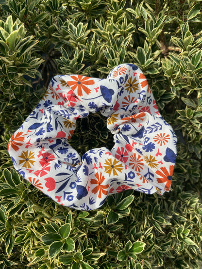 Floral Scrunchie