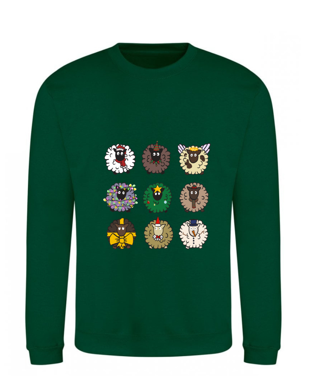 Festive Flock of Sheep Sweatshirt