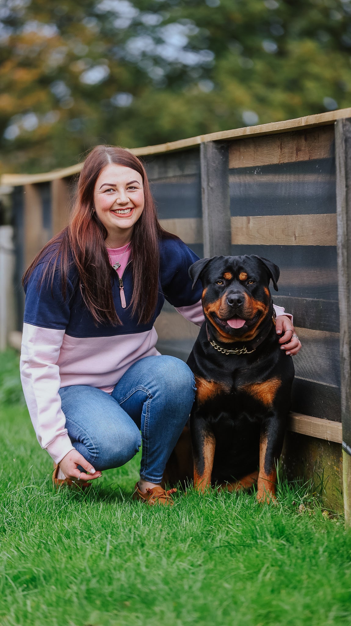 Quantock Quarter Zip (Navy/Pink)