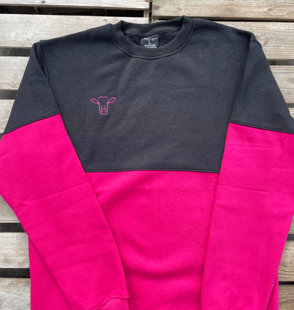 Swanley Sweatshirt (Black/Pink)