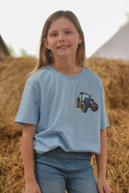 Blue Tractor T-shirt (Kids)