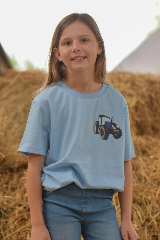 Blue Tractor T-shirt (Kids)