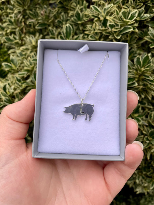 Pig Necklace - Personalised