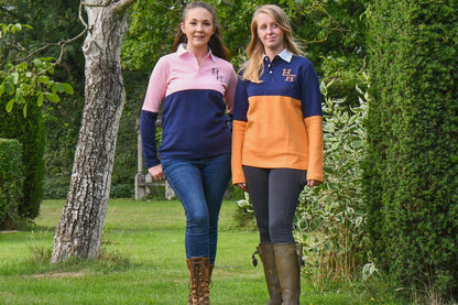 Ryeland Rugby Shirt (Navy/Rust Orange)