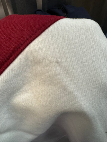 SECONDS - Burgundy/White Swanley Sweatshirt