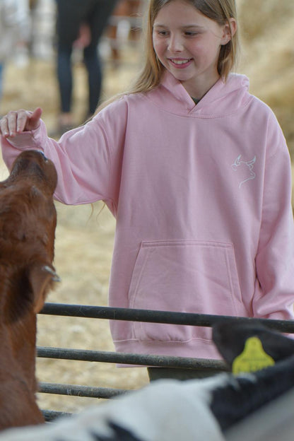 Mini Hereford Hoodie (Pink)
