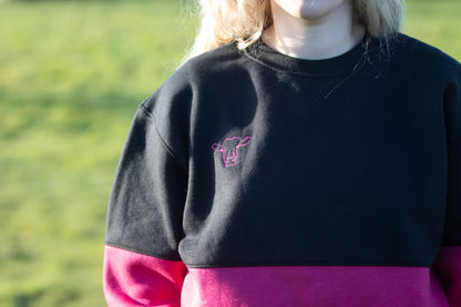 Swanley Sweatshirt (Black/Pink)