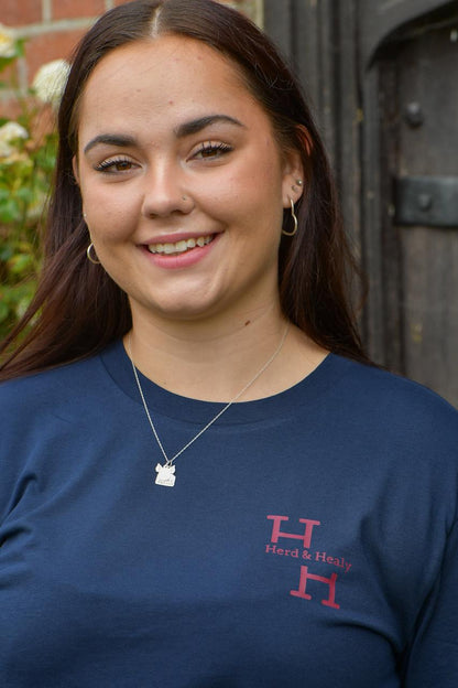 Lamberhurst Long Sleeved Unisex T-shirt (Navy)