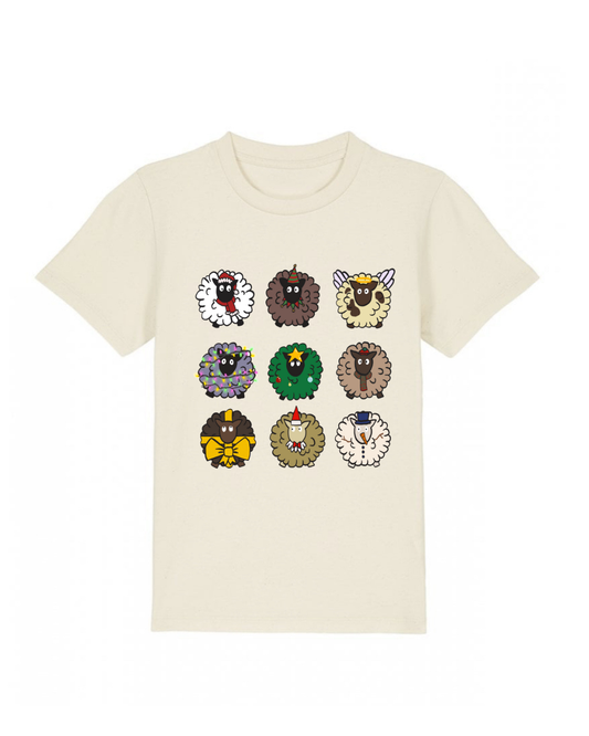 Festive Flock of Sheep T-Shirt