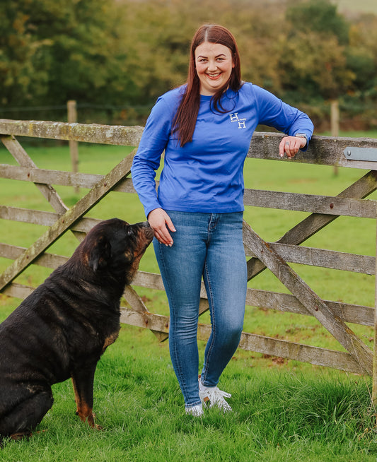 Lydden Long Sleeved Women’s T-shirt (Worker Blue)