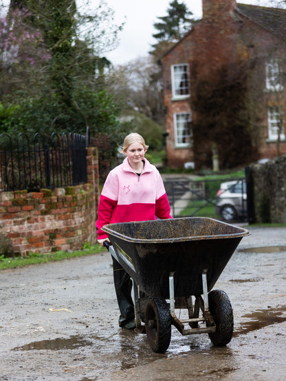 Quantock Quarter Zip (Pink)