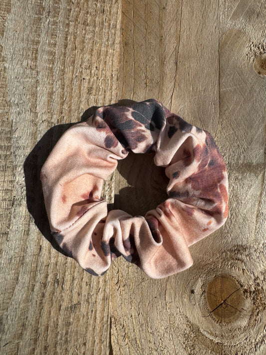 Cow Hide Scrunchie