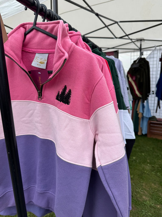 River Quarter Zip (Pink)