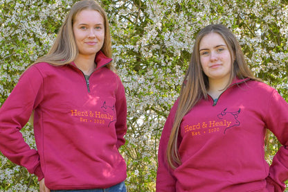 Quail Quarter Zip (Burgundy)