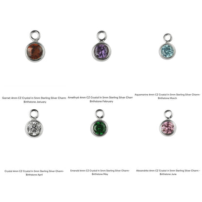 Birthstone Charm