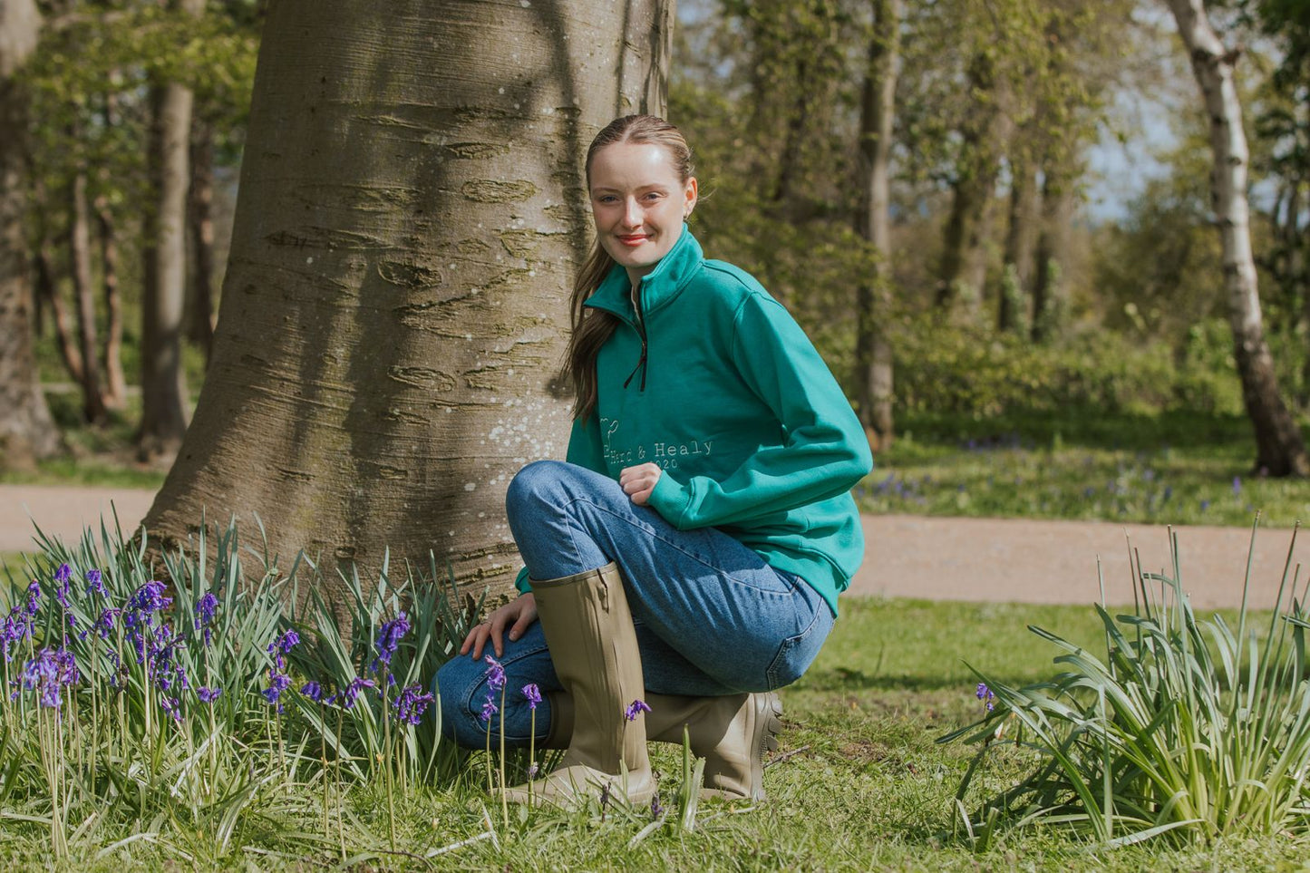 Quail Quarter Zip (Teal)